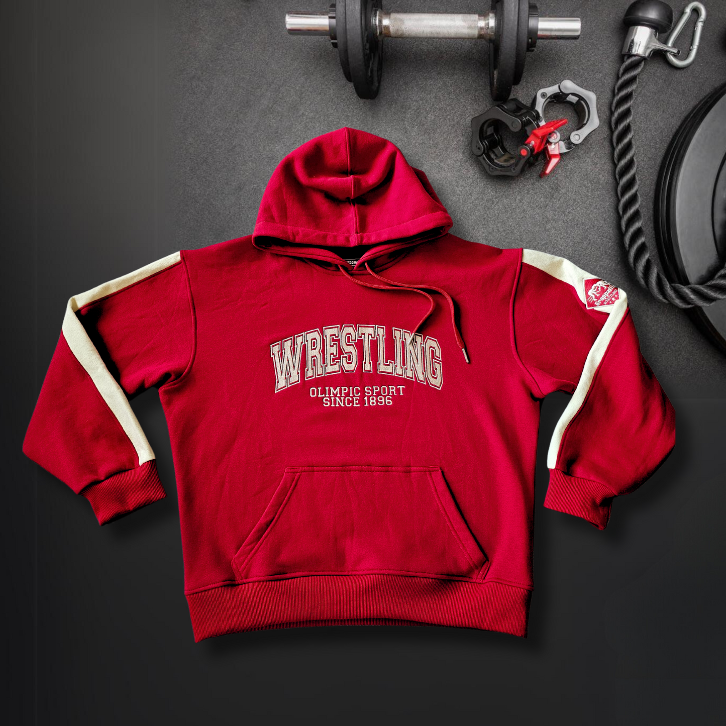 Hoodie Wrestling red