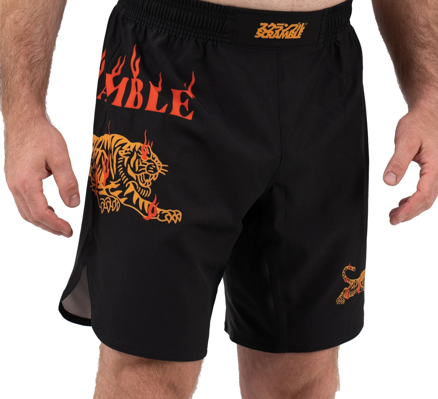 Scramble Burning Tiger Shorts