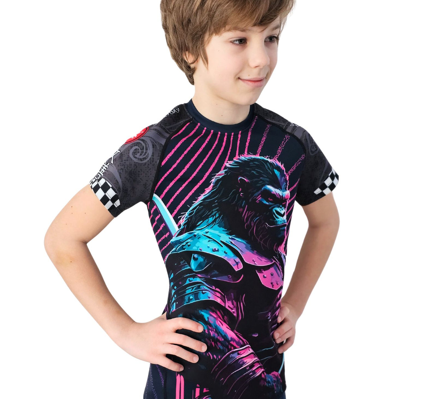 GORILLA KIDS RASHGUARD XMartial short long sleeve